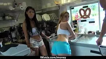 Play Amateur girl likes to suck cock for cash 7